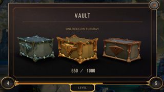 Legends of Runeterra weekly vault rewards