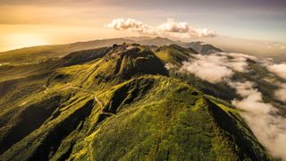 La Soufriere volcano in St. Vincent.