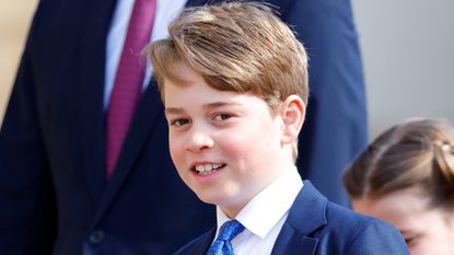 Prince George's birthday could solidify a change for Kate Middleton. Seen here he attends the traditional Easter Sunday Mattins Service