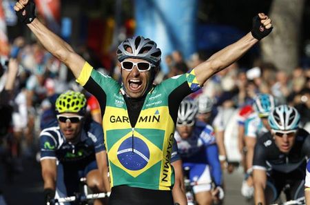 Brazilian champion Murilo Fischer (Garmin-Cervelo)