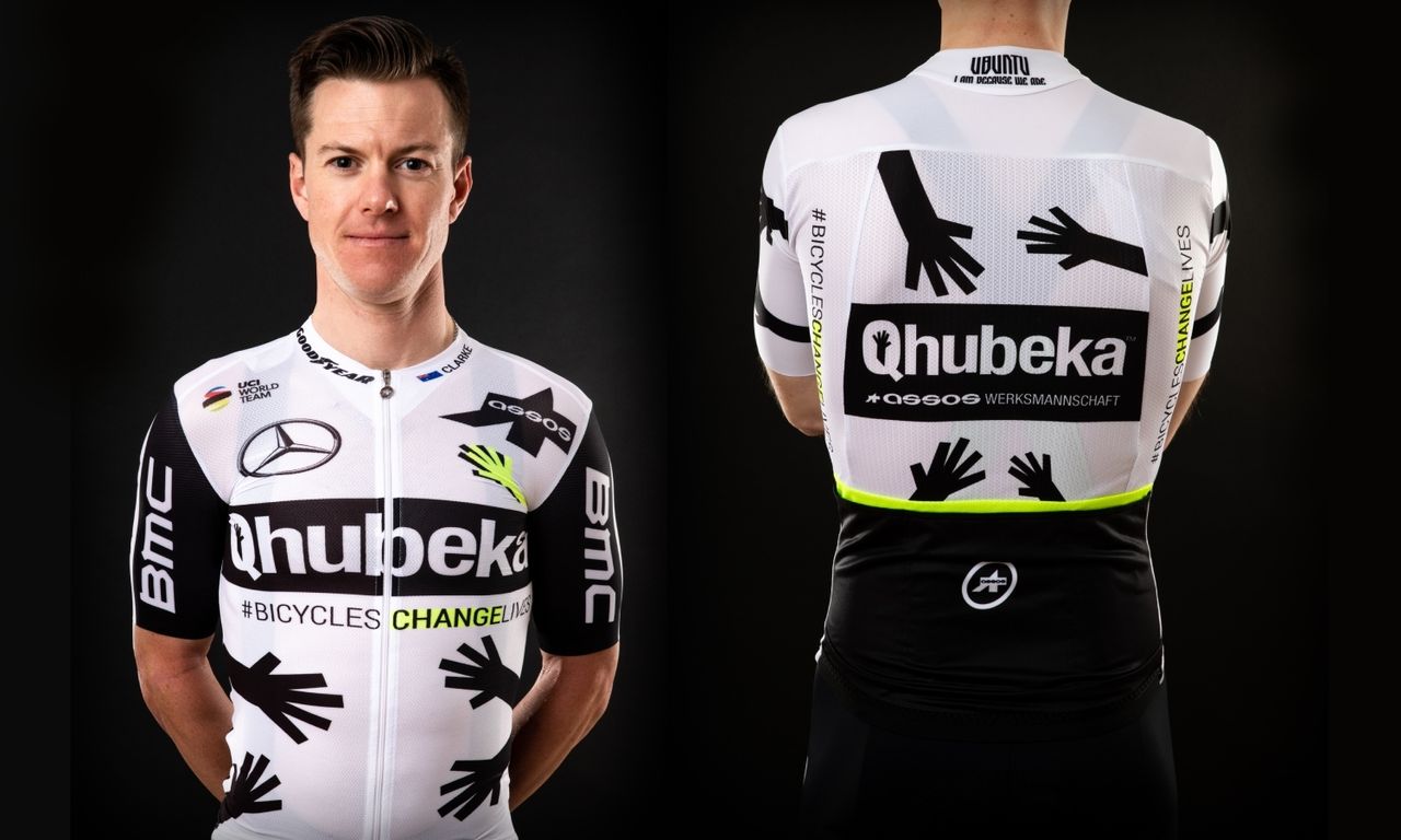New Assos team kits for Qhubeka Assos spotlight charitable connection of 'helping hands'