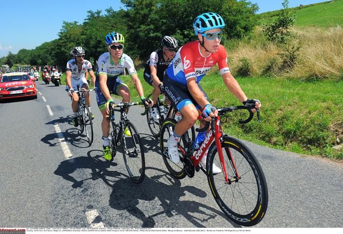Sebastian Langeveld leads the breakaway