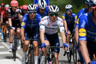 Remco Evenepoel on stage eight of the 2021 Giro d'Italia