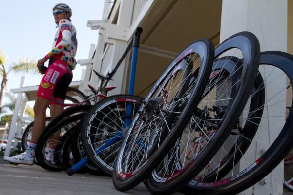 DT Swiss wheels of every type will get plenty of use during the season. All are equipped with Kenda tires.