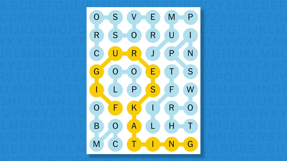 NYT Strands answers for game 715 on a blue background