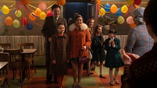 Nancy and Roger have an engagement party in in Call the Midwife season 14 episode 1