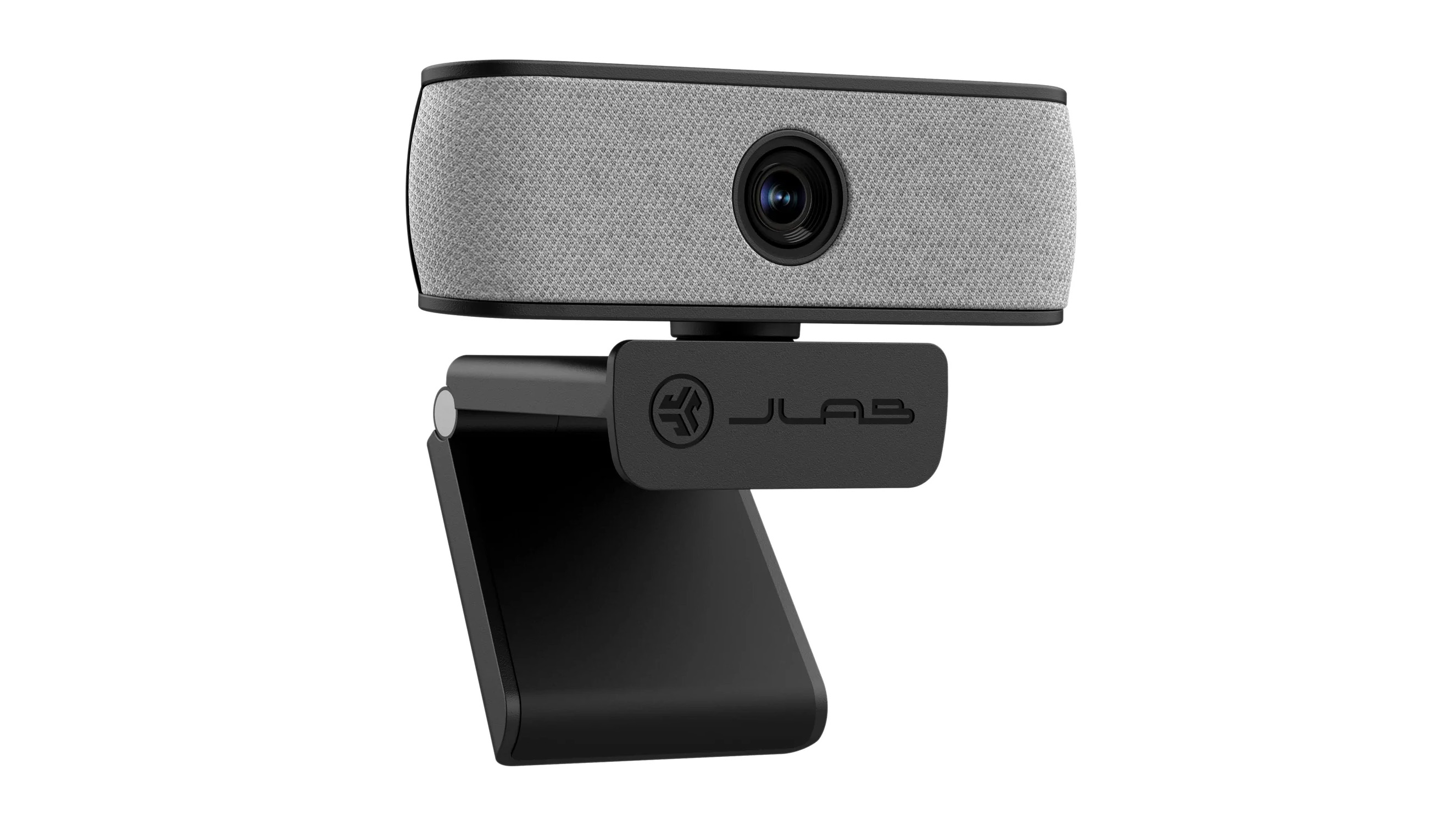best cheap webcam JLab JBuds USB webcam against a white background