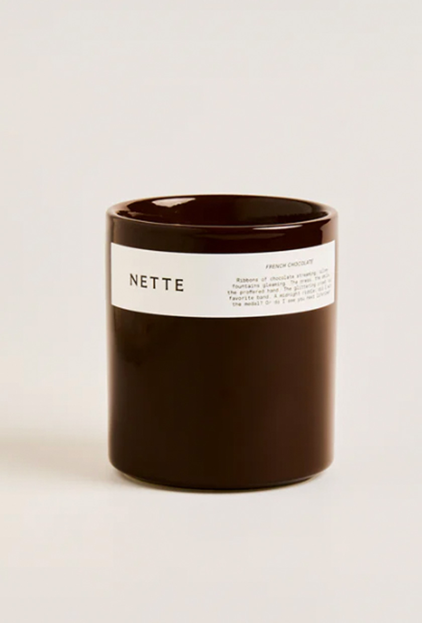Nette, French Chocolate Scented Candle