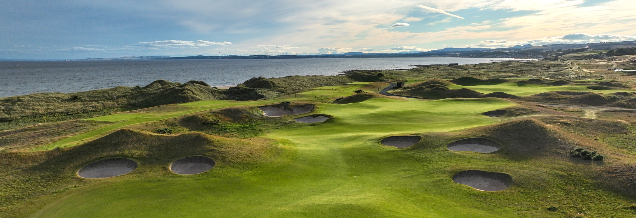 The 4th hole at Dumbarnie Links