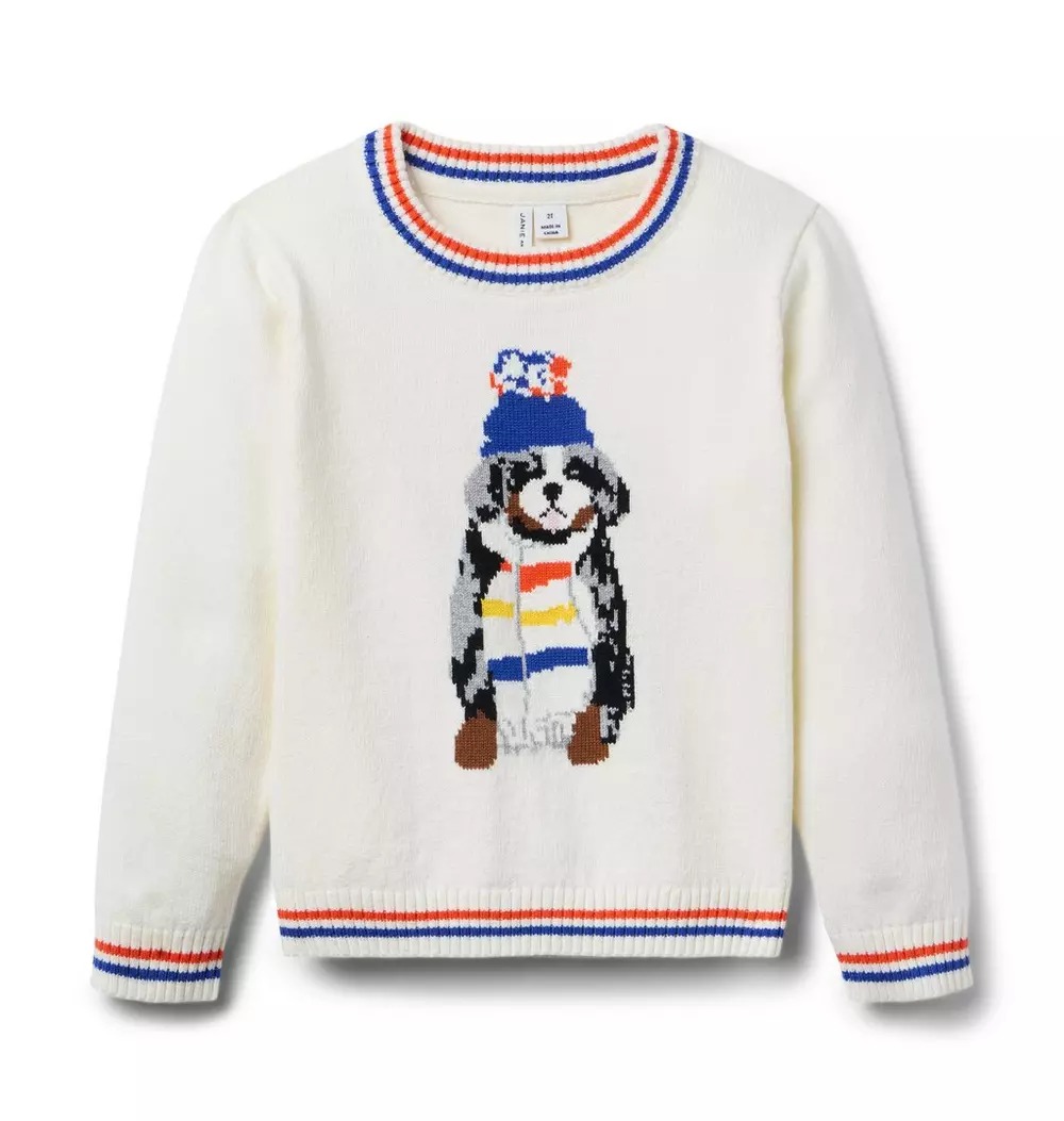 Gray Malin X Janie and Jack, Cozy Dog Sweater