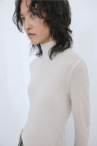 Turtleneck Top