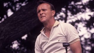 Arnold Palmer takes a shot at the 1963 US Open