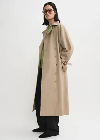 Totême, Double-Breasted Cotton-Blend Gabardine Trench Coat