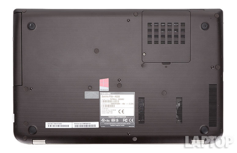 Toshiba Satellite P55T-A5202 Battery Bay