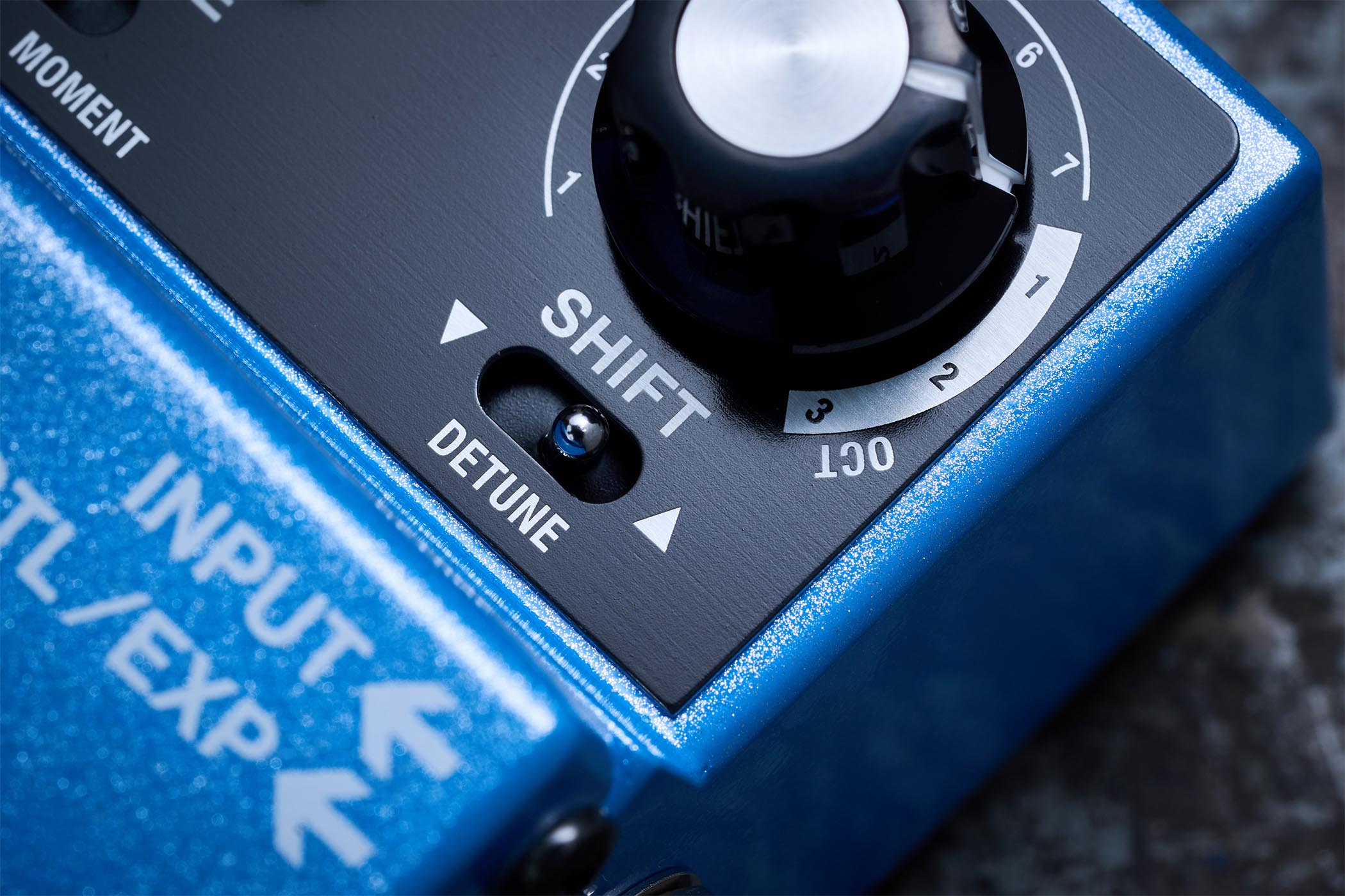 Boss XS-1 Poly Shifter: the compact version of the new pitch-shifter has the same blue finish on the enclosure and has a range of three octaves up and down.