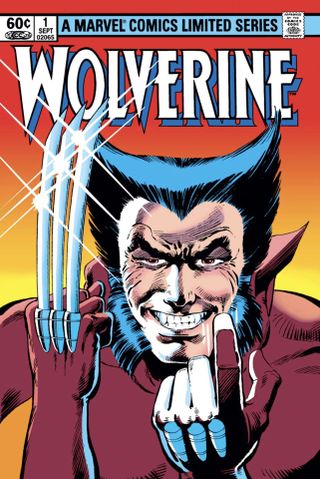 Wolverine (1982) #1 cover art by Frank Miller, Josef Rubenstein, and Glynis Wein