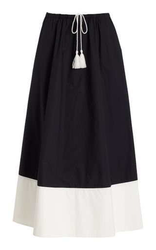 Exclusive Pheobes Cotton Maxi Skirt