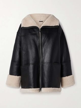 Two-Tone Shearling Jacket