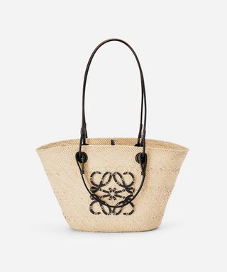 X Paula's Ibiza Anagram Basket Bag