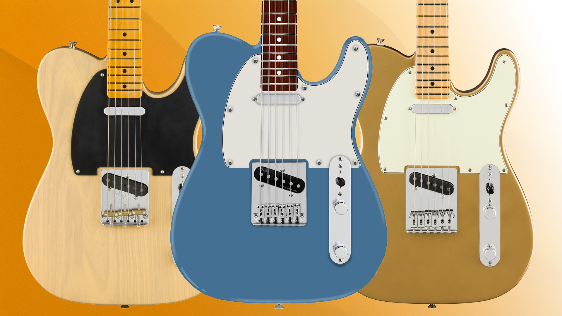 Fender 75th Anniversary Telecaster models