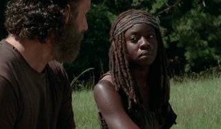 Michonne settling