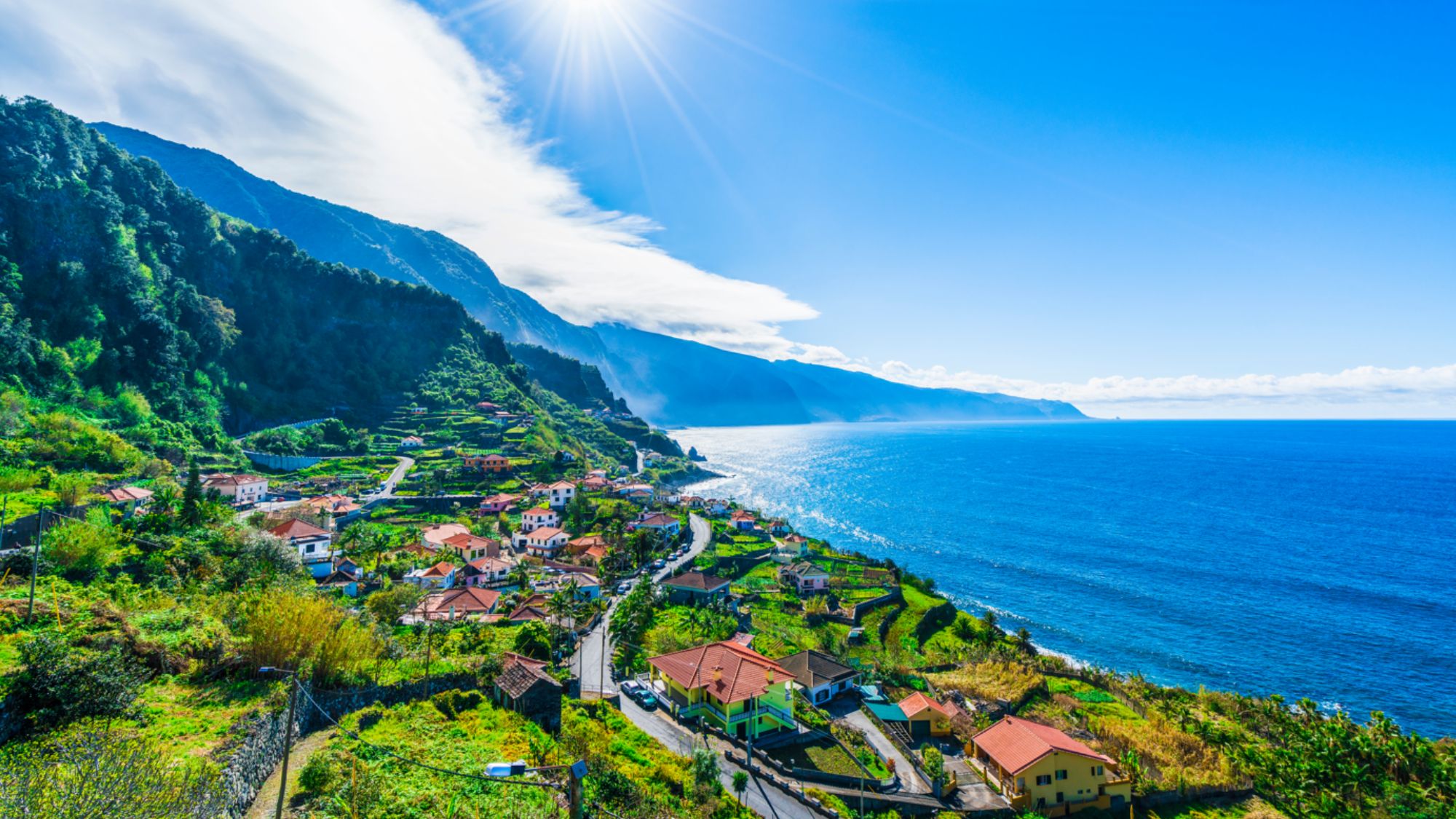 Lighthouse on Madeira Island, Portugal puzzle in Great Sightings