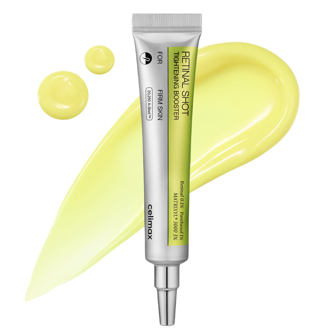 Celimax the Vita a Retinal Shot Tightening Booster | 0.1% Retinal, 3% Matryxyl, High-Strength Retinoid for Anti-Aging, Pore Minimizer, Wrinkles &amp;amp; Fine Lines, Firmer Skin, 15ml