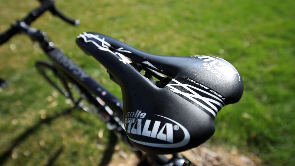 Hermans' saddle of choice is the Selle Italia Flite Team Edition Flow