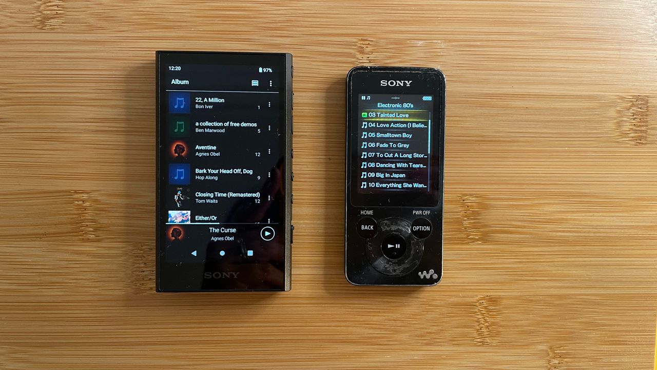 Sony NW-A306 and old NWZ-E585