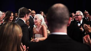 Bradley Cooper and Lady Gaga at the 2019 Oscars