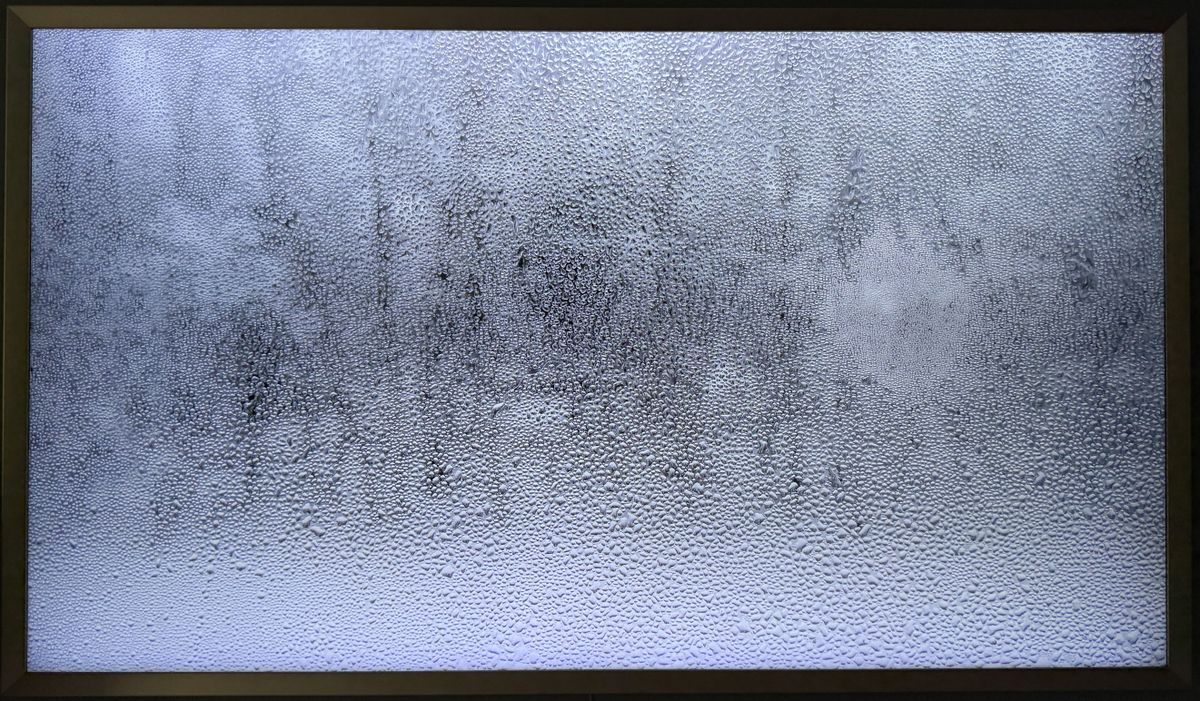 A selection of art on the 43-inch model of the Samsung Frame TV.