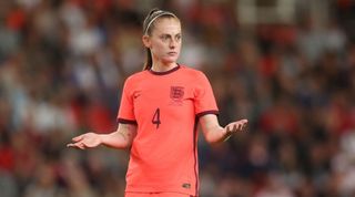 Keira Walsh playing for England Women before becoming the biggest women's transfer ever