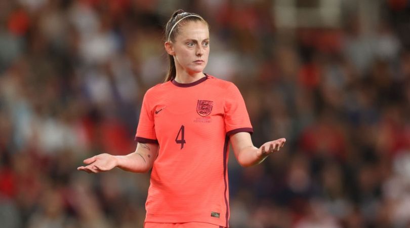 Keira Walsh playing for England Women before becoming the biggest women&#039;s transfer ever