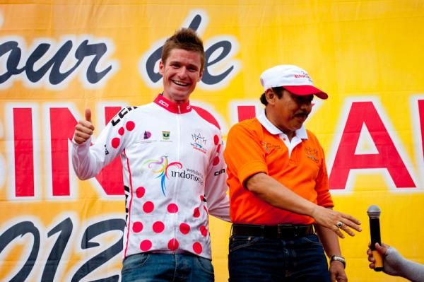 Oscar Pujol (Azad University Cross Team) is the new mountain classification leader