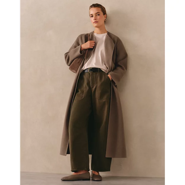 Utility Barrel Leg Trousers &amp;ndash; as Seen in the Press | Trousers &amp;amp; Leggings | the White Company