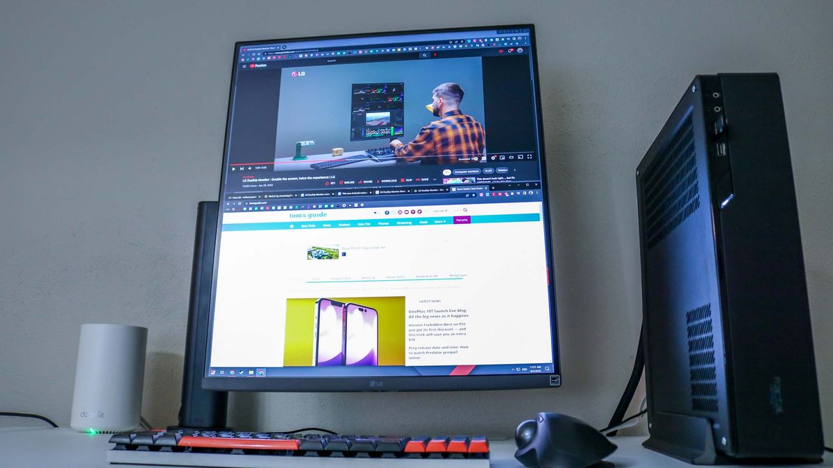 The LG DualUp is the perfect vertical monitor — here's why