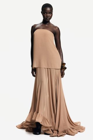 Voluminous Bandeau Dress