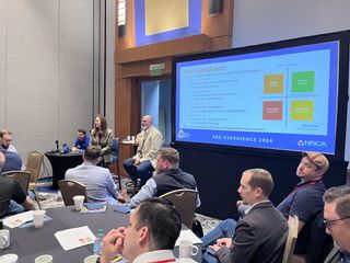 Aaron Niemann of Shure and Dawna Payne of Texadia Systems hosted the "Having Tough Conversations: How to Navigate Workplace Conflicts" session at the XBO Experience.