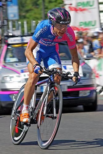Damiano Cunego (Lampre-Fondital) off to a good start.