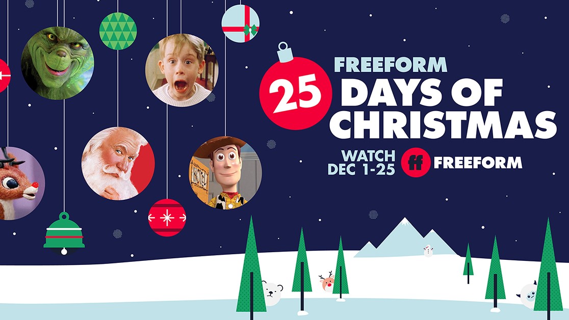 Freeform 25 Days Of Christmas Full Schedule What To Watch