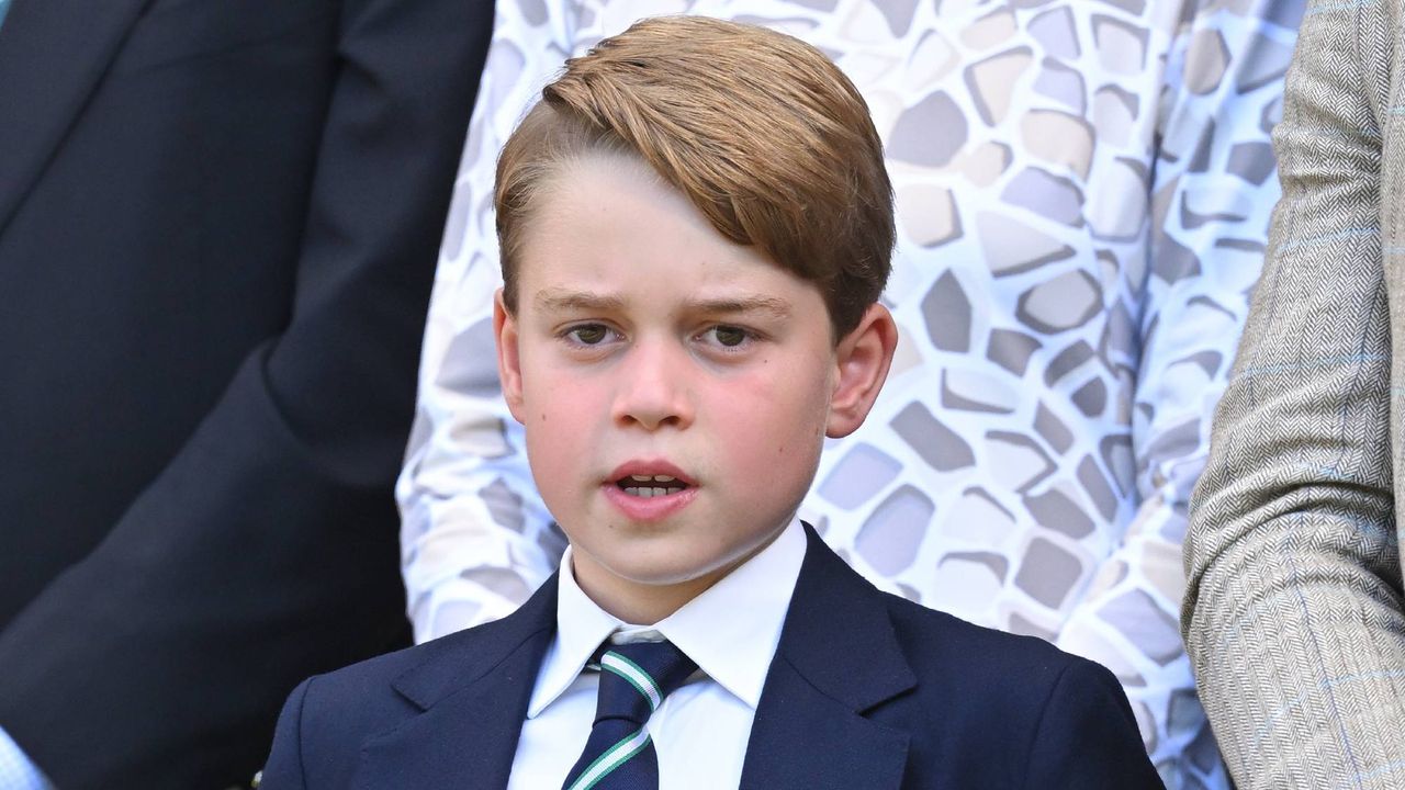 Prince George of Cambridge attends the Men&#039;s Singles Final 