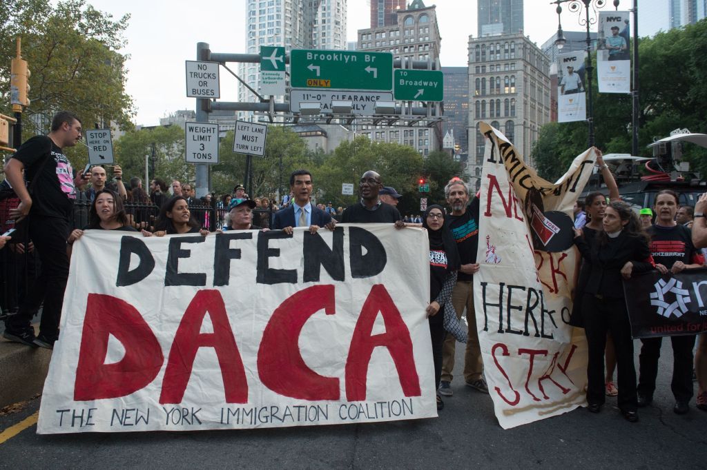 Protesters defend DACA in New York