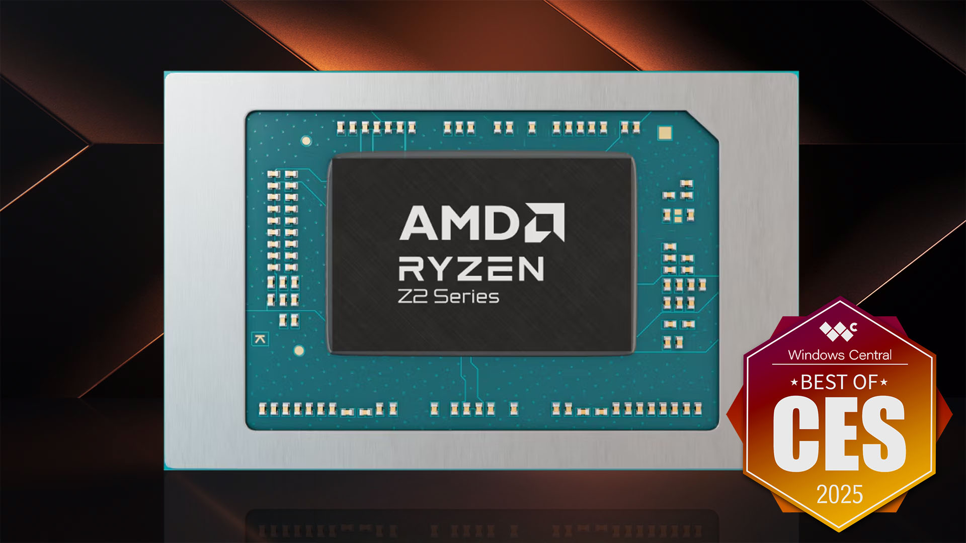 AMD Ryzen Z2 Series processor render unveiled at CES 2025.