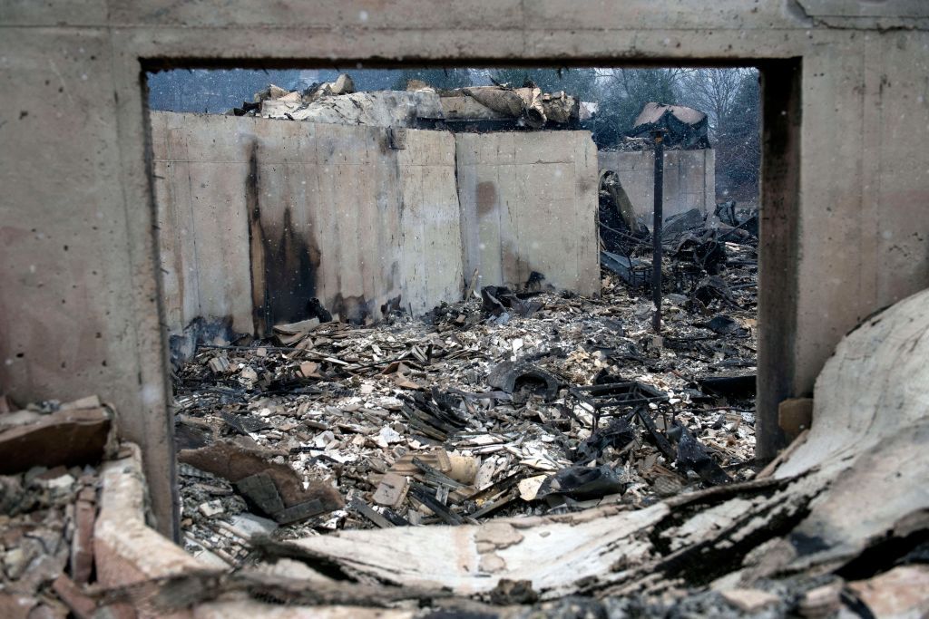 Debris from Colorado fire.