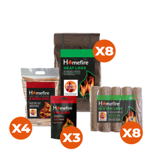 Heat Log Burner Bundle