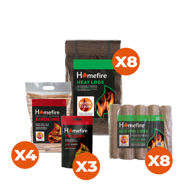 Heat Log Burner Bundle