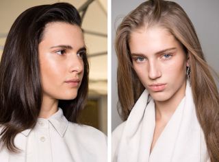 The Hermès woman is into minimal make-up and haircare