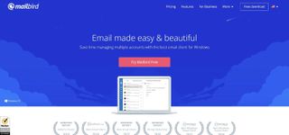 Mailbird's homepage
