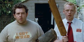 Nick Frost and Simon Pegg in Shaun of the Dead