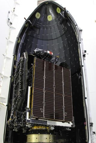 AsiaSat 6 Satellite Encapsulated